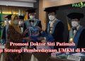 Promosi Doktor Siti Patimah Kaji Strategi Pemberdayaan UMKM di KBB
